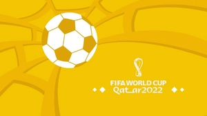 World Cup 2022 Yellow Background
