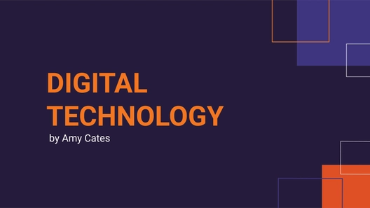 Digital Conference Presentation Template