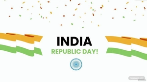 Republic Day Plain Background