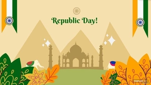 Republic Day Vector Background