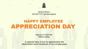 Employee Appreciation Day Flyer Background