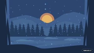 High Resolution Winter Solstice Background