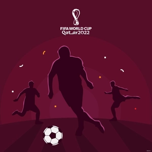 Football World Cup 2022 Vector