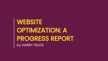 Free Progress Report Presentation Template to Edit Online