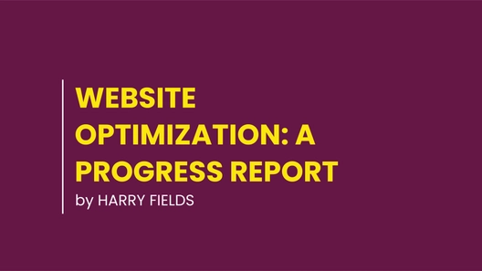 Progress Report Presentation Template