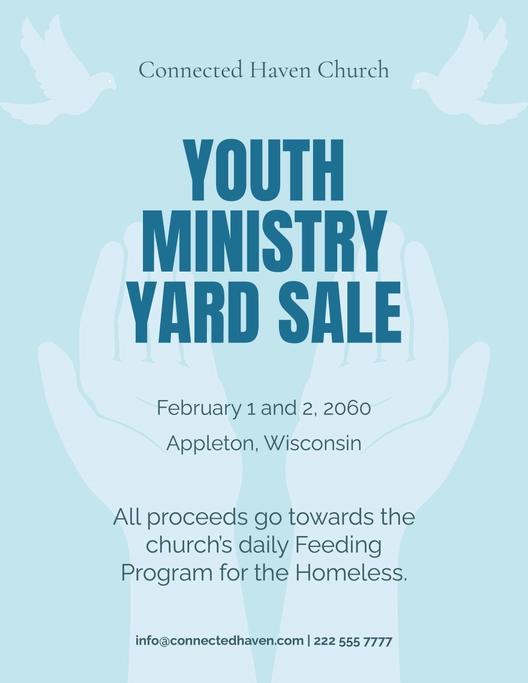 Church Yard Sale Flyer Template