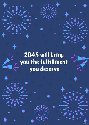 Happy New Year's Day Greeting Card