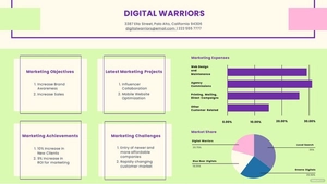 One Page Report Presentation Template
