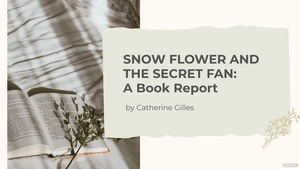 Book Report Presentation Template