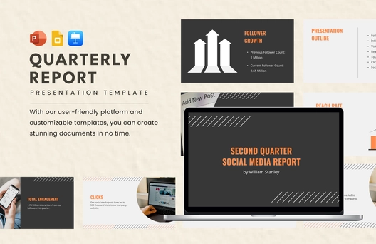 Quarterly Report Presentation Template