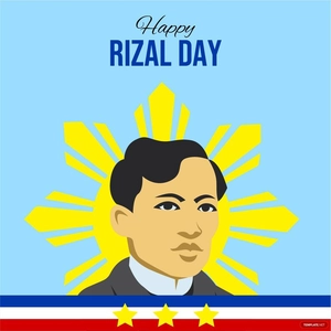 Rizal Day Vector