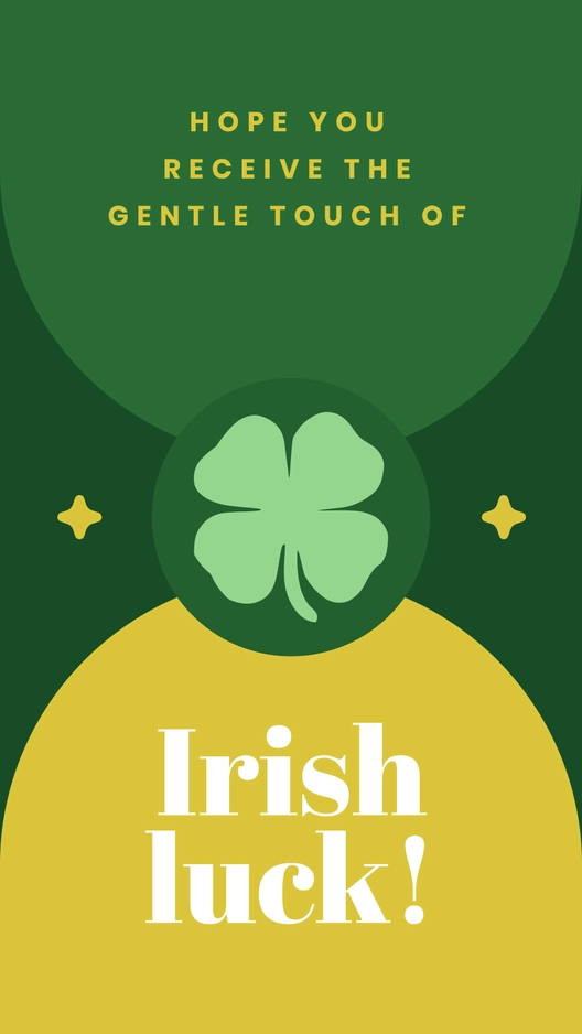 St. Patrick's Day Instagram Story