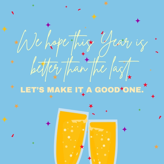 New Year's Day Facebook Ad Banner