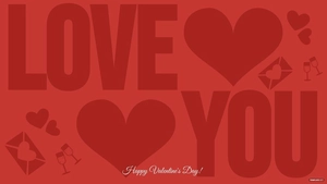 Valentine's Day Banner Background
