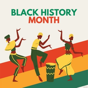 Black History Month Cartoon Vector