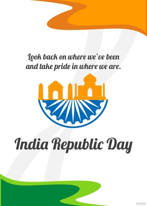 Republic Day Greeting Card
