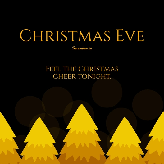 Christmas Eve Instagram Post