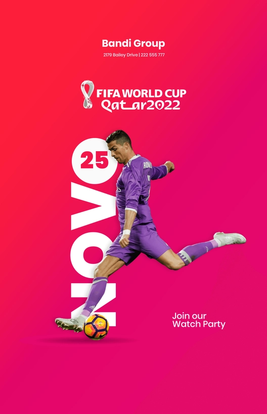 World Cup 2022 Event Poster