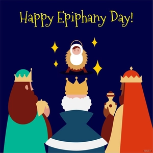 Happy Epiphany Day Vector