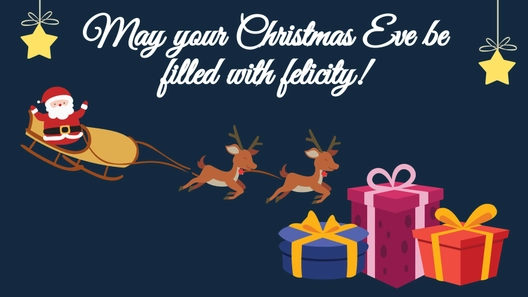 Christmas Eve Wishes Background