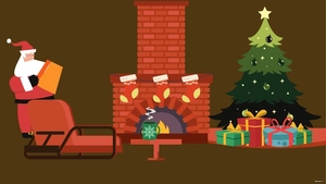 Happy Christmas Eve Background