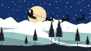 High Resolution Christmas Eve Background