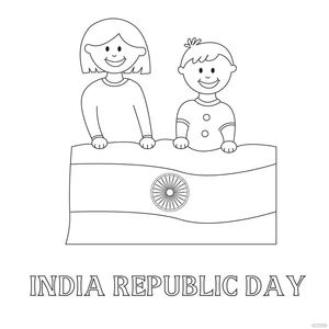 Kids Republic Day Drawing