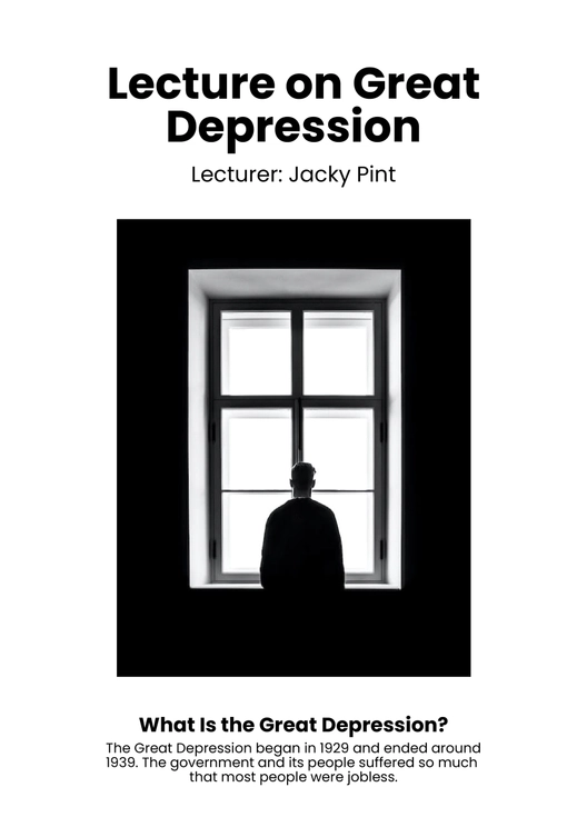 Lecture Handout Template