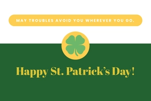 St. Patrick's Day Blog Banner