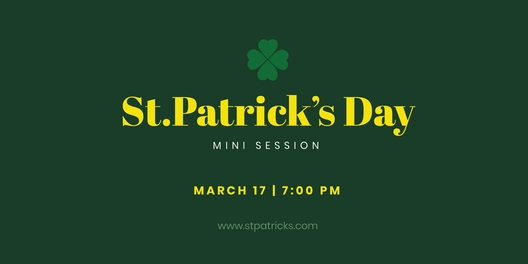 St. Patrick's Day Twitch Banner