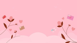 Valentine's Day Pink Background