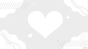 Valentine's Day White Background