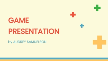 Free Game Presentation Template to Edit Online