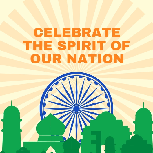 Republic Day Instagram post