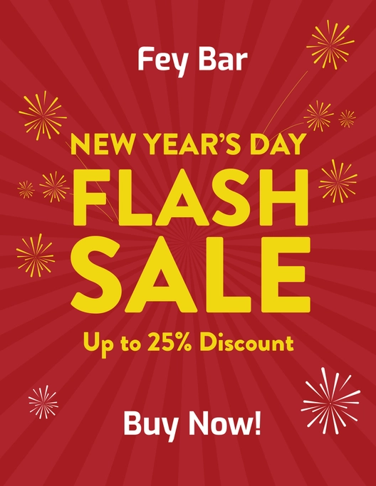 New Year's Day Advertising Flyer