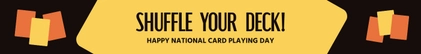 National Card Playing Day Website Banner