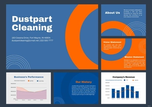 Domestic Cleaning Company Profile Template
