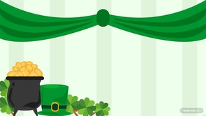 St. Patrick's Day Banner Background