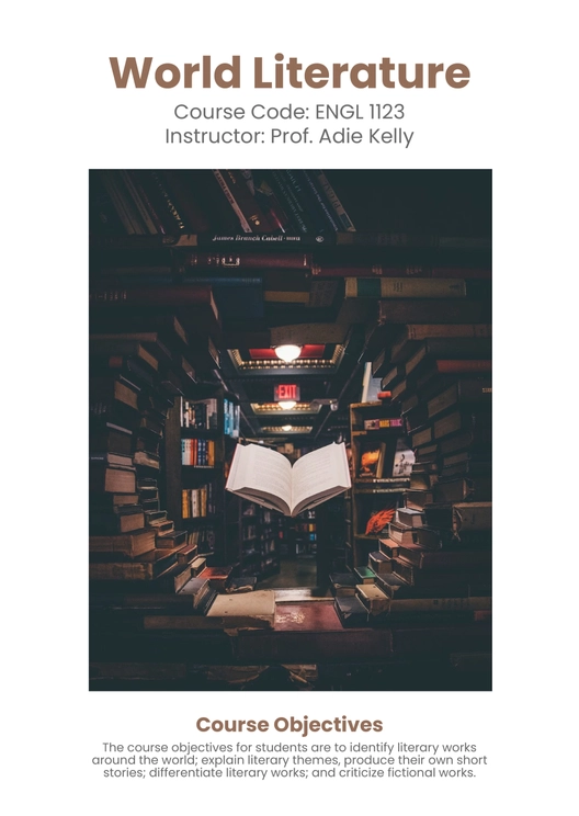 Course Handout Template