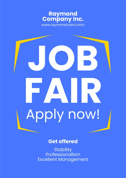 Job Fair Handout Template