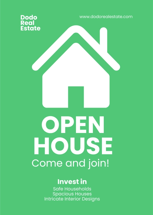 Open House Handout Template