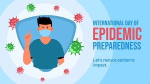 International Day of Epidemic Preparedness Flyer Background