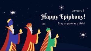 Epiphany Day Flyer Background