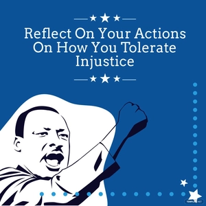 Martin Luther King Day Flyer Vector