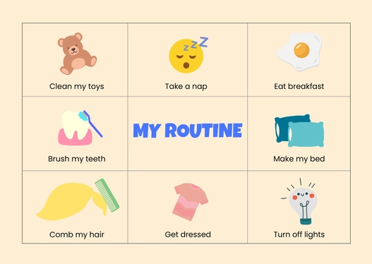 Visual Routine Chart