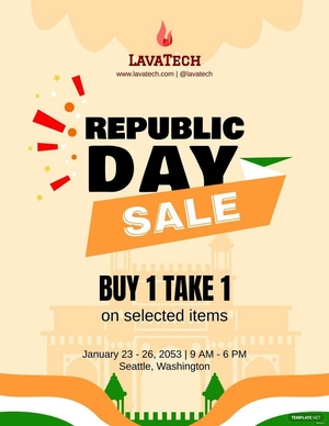 Sale Republic Day Flyer