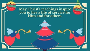 Orthodox Christmas Flyer Background