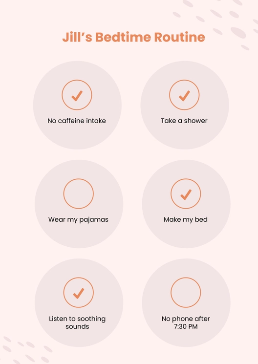 Bedtime Routine Chore Chart