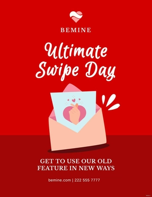 Blank Valentine's Day Flyer