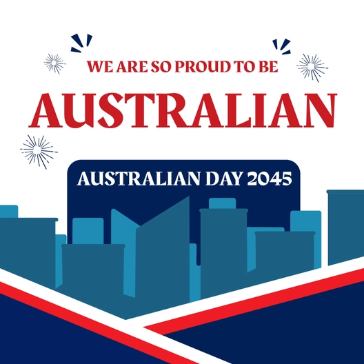 Australia Day Greeting Card Vector